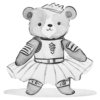 Frilly Armoured Bear